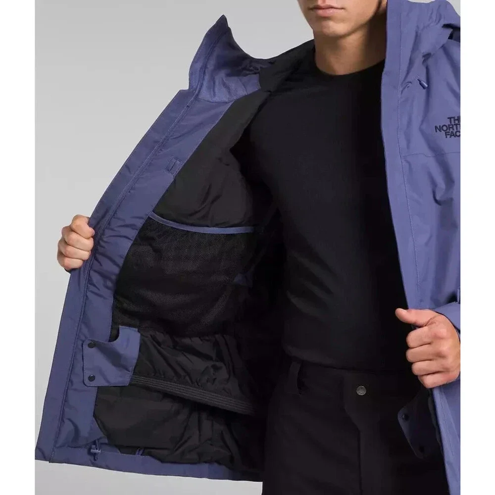 The North Face Freedom Jacket Men's Small Cave Blue Insulated Full Zip SGN1654